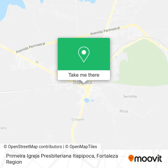 Primeira Igreja Presbiteriana Itapipoca map