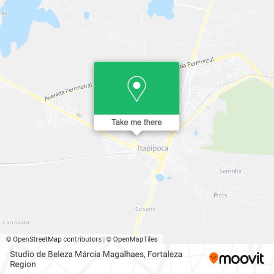 Mapa Studio de Beleza Márcia Magalhaes