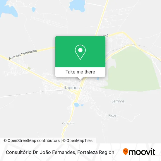 Consultório Dr. João Fernandes map