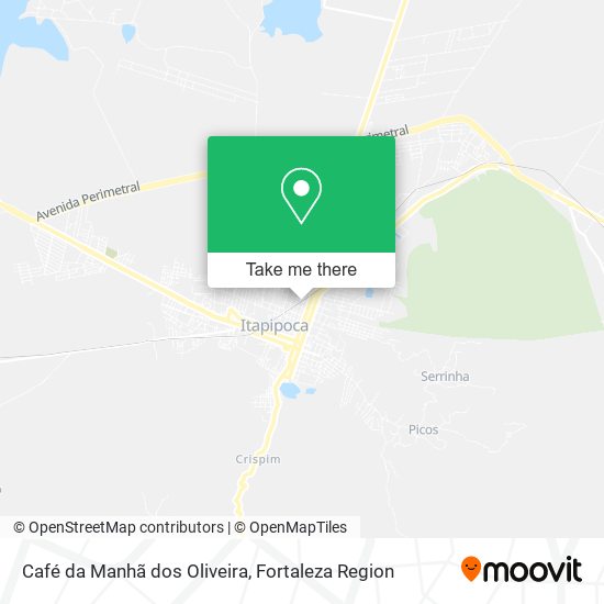 Mapa Café da Manhã dos Oliveira