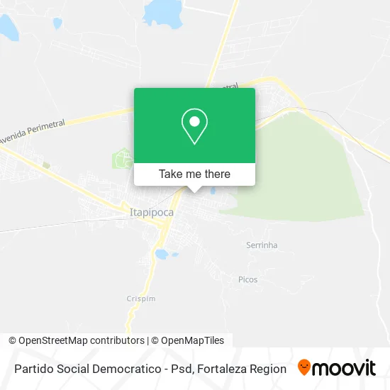 Partido Social Democratico - Psd map