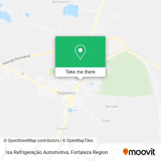 Isa Refrigeração Automotiva map