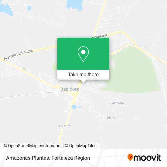 Amazonas Plantas map