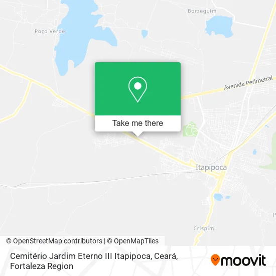 Cemitério Jardim Eterno III Itapipoca, Ceará map