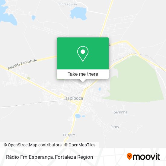 Rádio Fm Esperança map