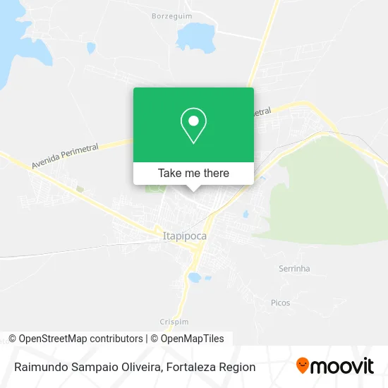 Raimundo Sampaio Oliveira map