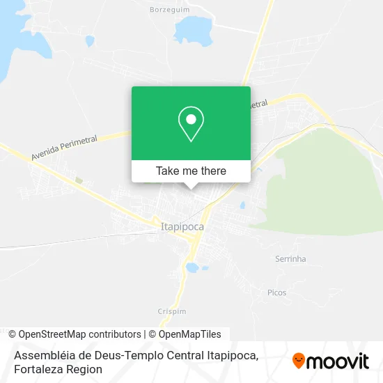 Assembléia de Deus-Templo Central Itapipoca map