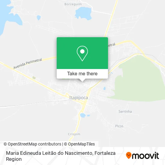 Maria Edineuda Leitão do Nascimento map