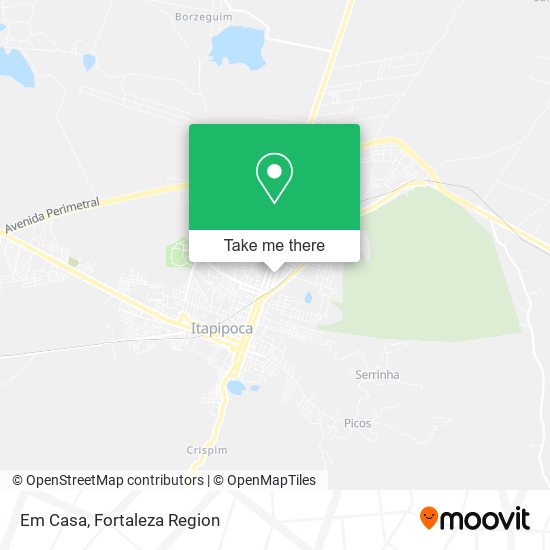 Em Casa map