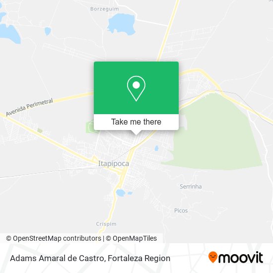 Adams Amaral de Castro map
