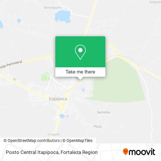 Posto Central Itapipoca map