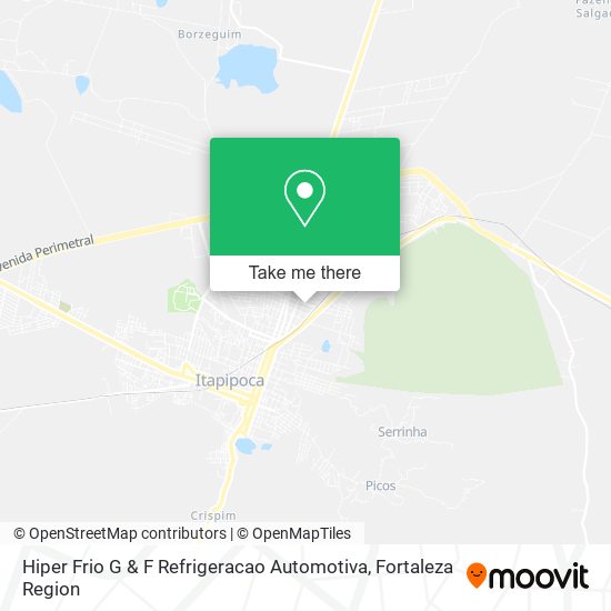 Hiper Frio G & F Refrigeracao Automotiva map