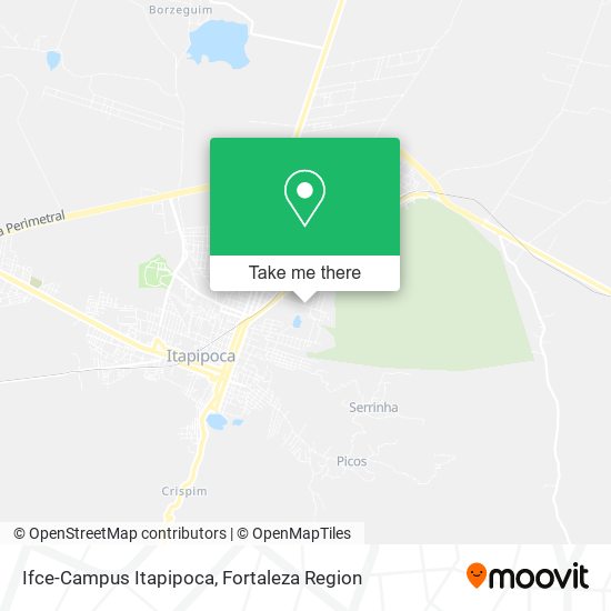 Ifce-Campus Itapipoca map