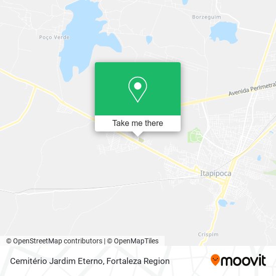 Cemitério Jardim Eterno map