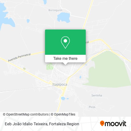 Eeb João Idalio Teixeira map