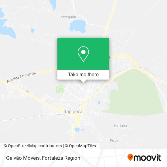 Galvão Moveis map