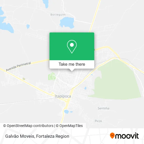 Galvão Moveis map