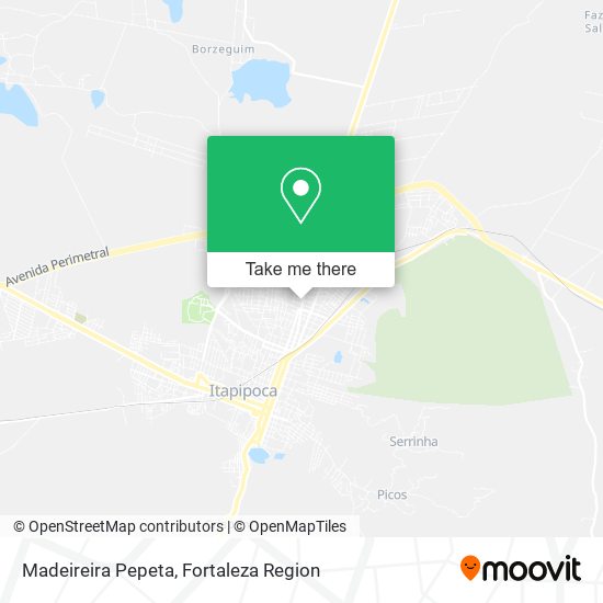 Madeireira Pepeta map