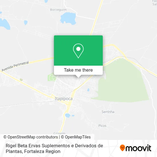 Rigel Beta Ervas Suplementos e Derivados de Plantas map