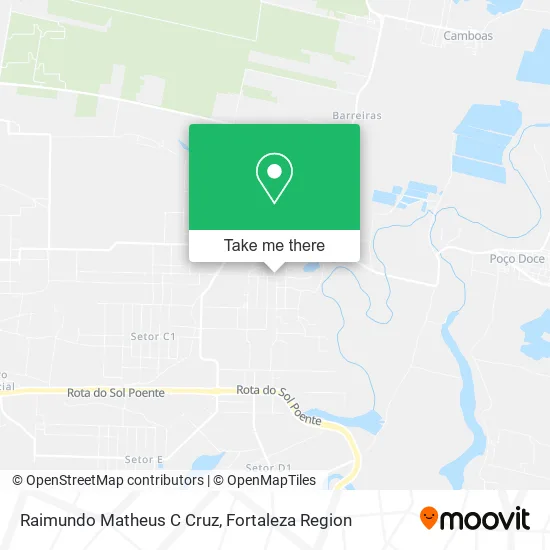 Raimundo Matheus C Cruz map