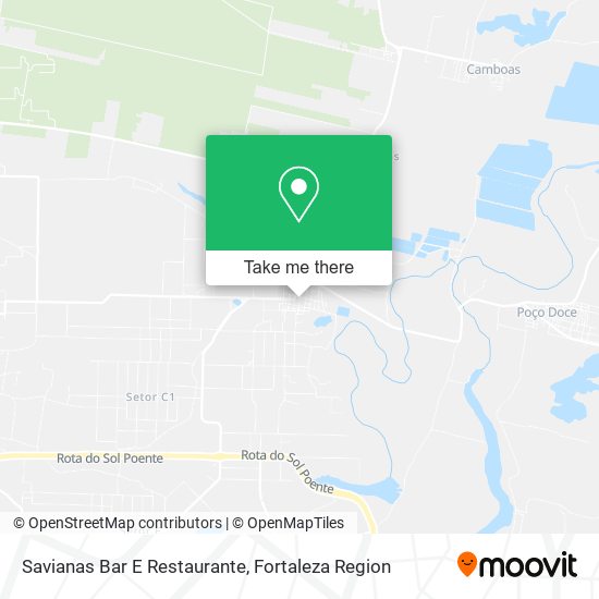 Savianas Bar E Restaurante map