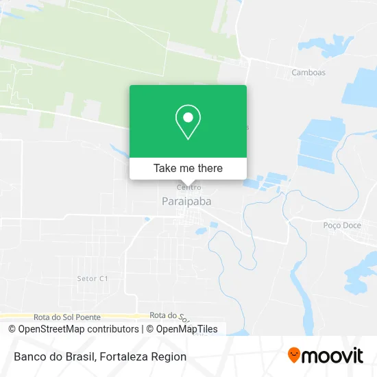 Banco do Brasil map