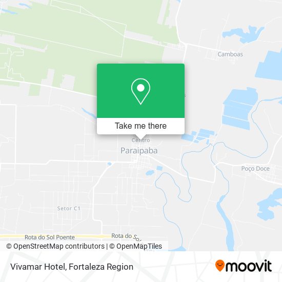 Mapa Vivamar Hotel