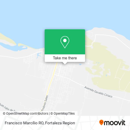 Francisco Marcílio RO map