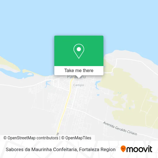 Sabores da Maurinha Confeitaria map