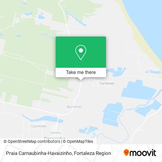 Praia Carnaubinha-Havaizinho map