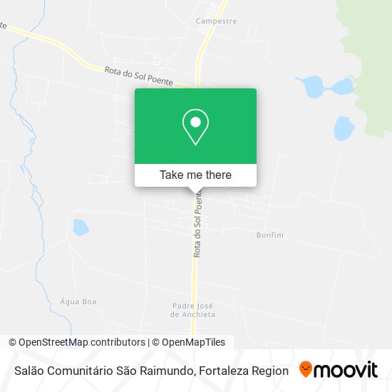 Salão Comunitário São Raimundo map