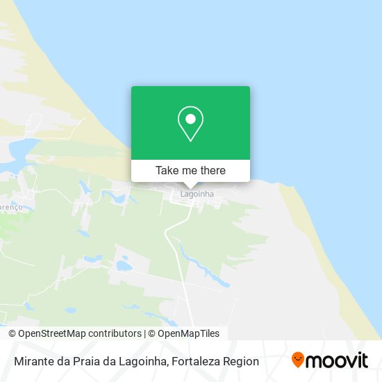 Mapa Mirante da Praia da Lagoinha