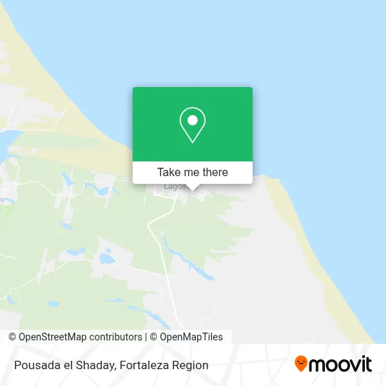 Pousada el Shaday map