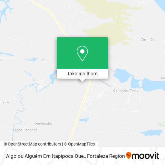 Mapa Algo ou Alguém Em Itapipoca Que.