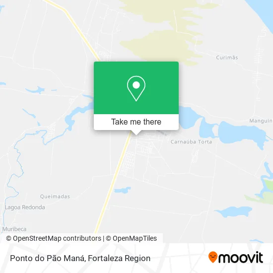 Ponto do Pão Maná map