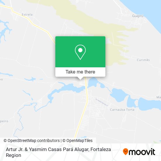 Mapa Artur Jr. & Yasmim Casas Pará Alugar