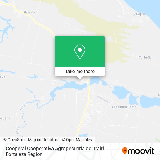 Cooperai Cooperativa Agropecuária do Trairi map