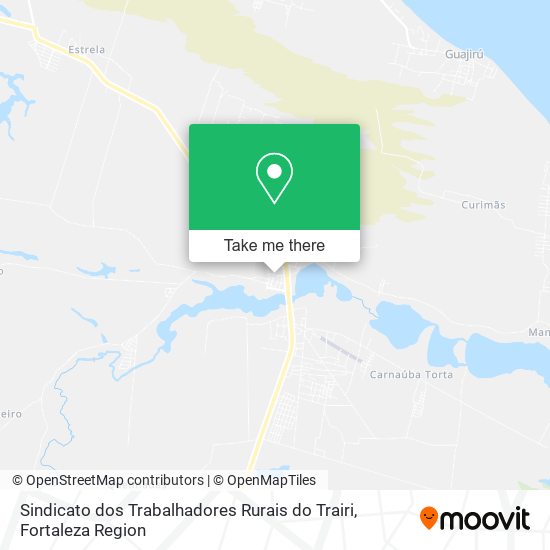 Sindicato dos Trabalhadores Rurais do Trairi map