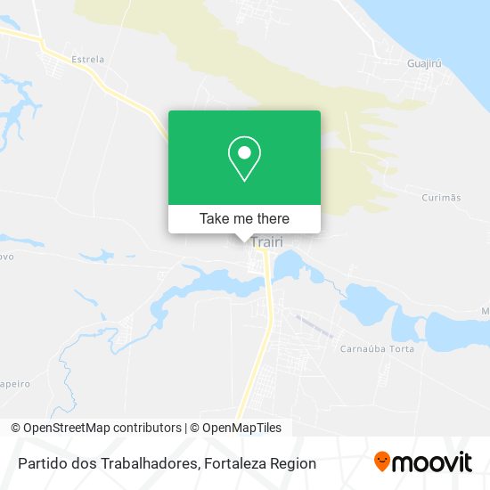 Partido dos Trabalhadores map