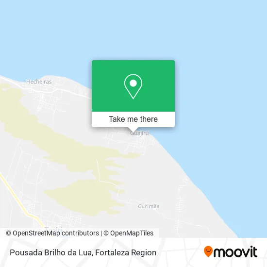 Pousada Brilho da Lua map
