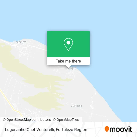Lugarzinho Chef Venturelli map