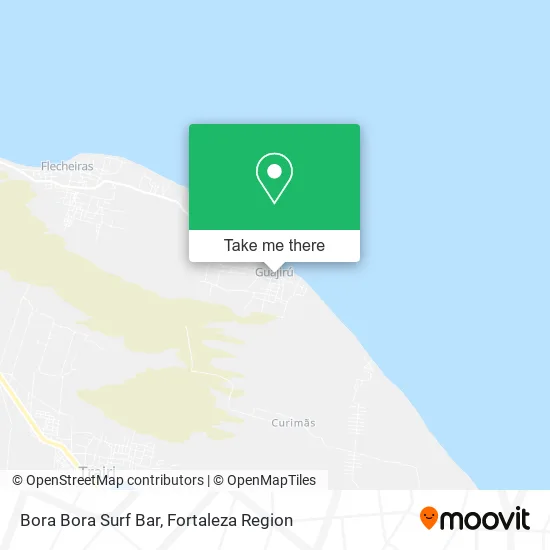 Bora Bora Surf Bar map
