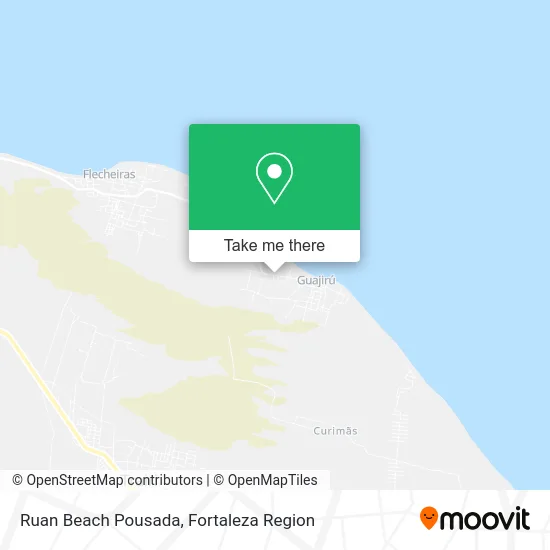 Ruan Beach Pousada map