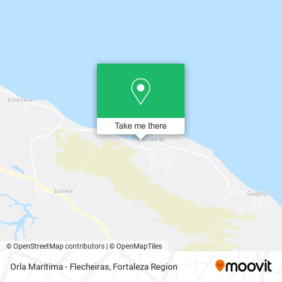 Orla Marítima - Flecheiras map