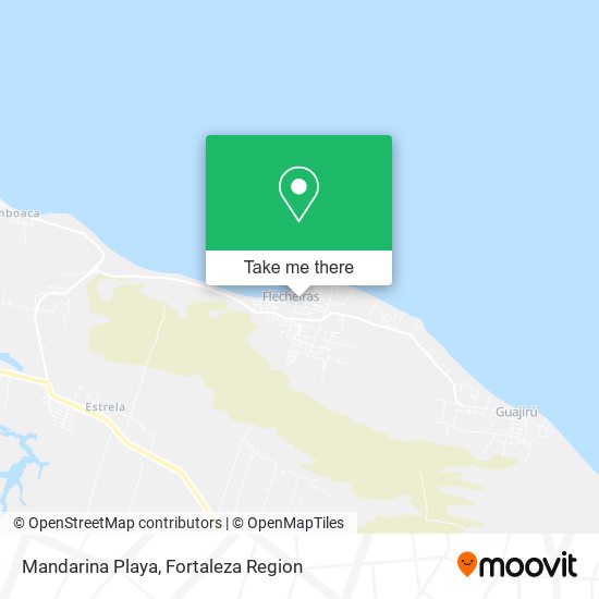 Mandarina Playa map