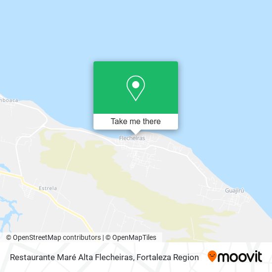Restaurante Maré Alta Flecheiras map