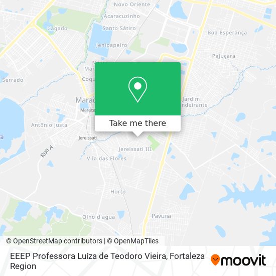 EEEP Professora Luíza de Teodoro Vieira map