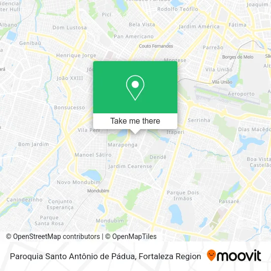 Paroquia Santo Antônio de Pádua map