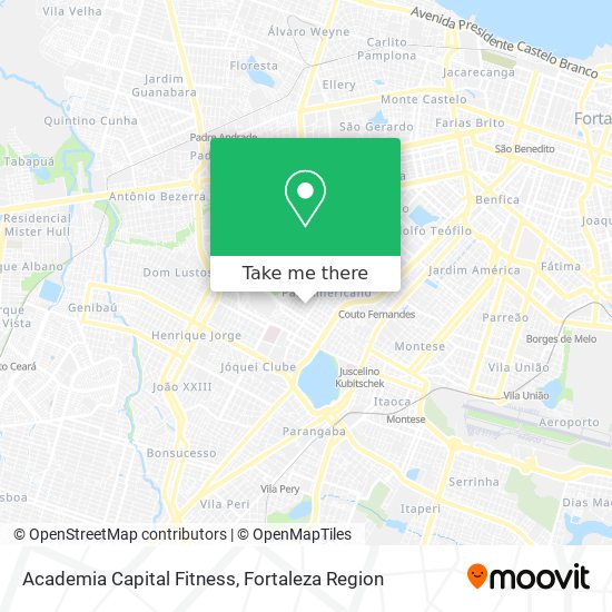 Academia Capital Fitness map