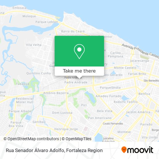 Rua Senador Álvaro Adolfo map